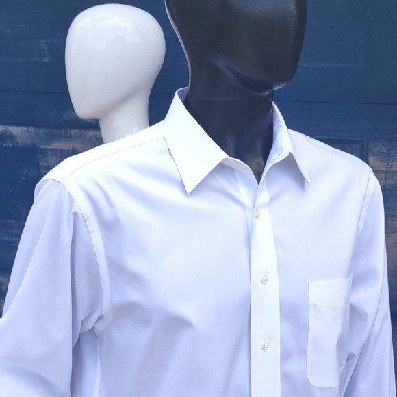 DANIEL CREMEIUX MEN''S SLIM CUT 100% PURE PIMA LUXURY COTTON DRESS SHIRT - Picture 17 of 17